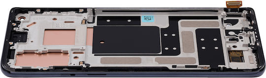 OLED-Displayeinheit mit Rahmen für OnePlus 9 US-Version Aftermarket Plus Astral Black