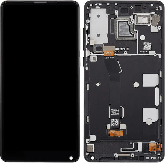 Lcd Assembly Frame Xiaomi Mi Mix 2s Aftermarket Plus Black