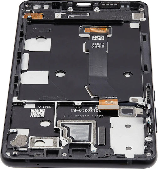 Lcd Assembly Frame Xiaomi Mi Mix 2s Aftermarket Plus Black