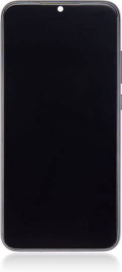 LCD-Baugruppe mit Rahmen für Xiaomi Redmi Note 8 Redmi Note 8 2021 Aftermarket Plus Space Black