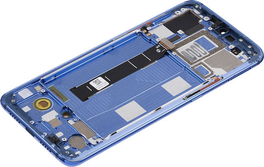 Oled-Displayeinheit mit Rahmen für Xiaomi Mi 9 Aftermarket Plus Ozeanblau