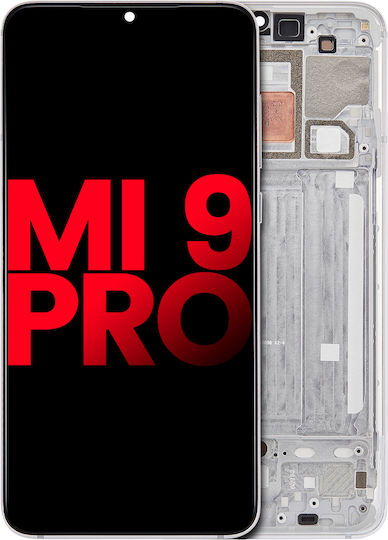 Oled Assembly Frame Xiaomi Mi 9 Pro Aftermarket Plus Dream White