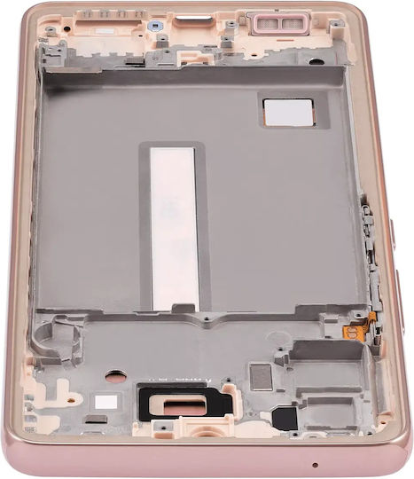 Ansamblu OLED cu ramă pentru Samsung Galaxy A53 5G A536 2022 6,46" Aftermarket Plus, Culoarea Piersicii