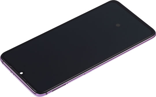 OLED-Baugruppe mit Rahmen für Xiaomi Mi 9 Aftermarket Plus Lavendelviolett