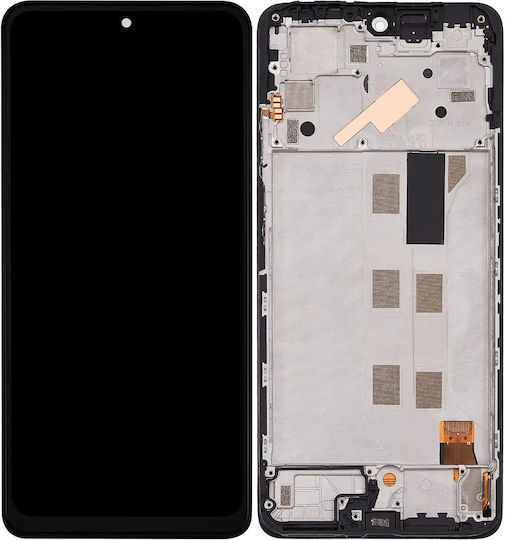 OLED-Baugruppe mit Rahmen für Xiaomi Redmi Note 12 Pro 4G Aftermarket Plus in allen Farben