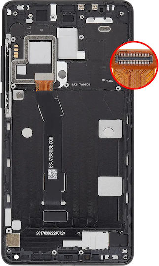 Lcd Assembly Frame Xiaomi Mi Mix 2 Aftermarket Plus Black