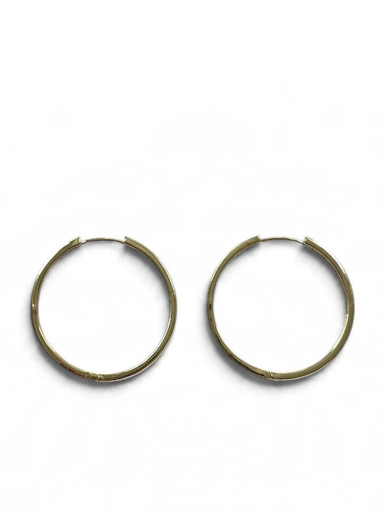Women's Earrings Gold Hoops Classic Minimal Prime Steel Gold Women Ssn338 Women's Earrings Gold Hoops Classic Minimal Prime Steel Gold Women Ssn338
