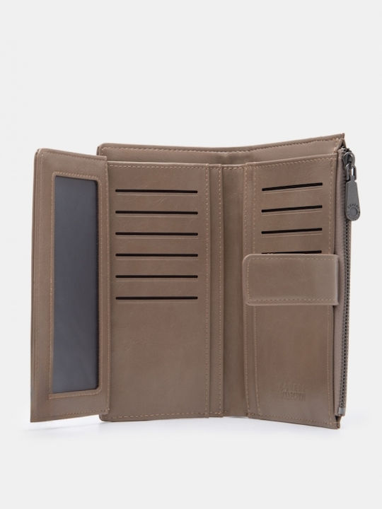 Large Women's Beige Wallet