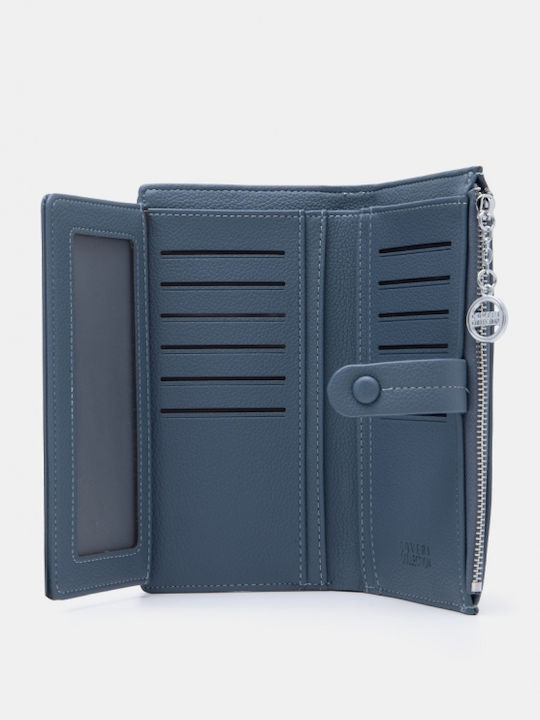 Large Women's Wallet Light Blue