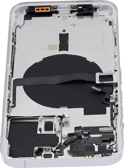 Backcover mit Kleinteilen für iPhone 13 Pro Max US-Version Aftermarket Plus Silber