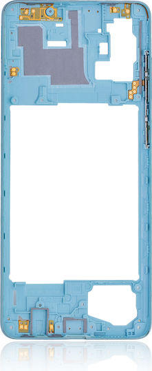 Mid-frame Housing Samsung Galaxy A71 A715 2020 Aftermarket Plus Prism Crush Blue