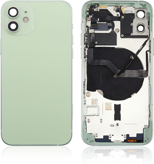 Back Housing W Small Parts Iphone 12 Us Version Aftermarket Plus Green
