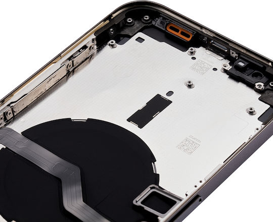 Carcasă Spate cu Piese Mici iPhone 12 Pro Max Versiunea SUA Aftermarket Plus Gri Grafit