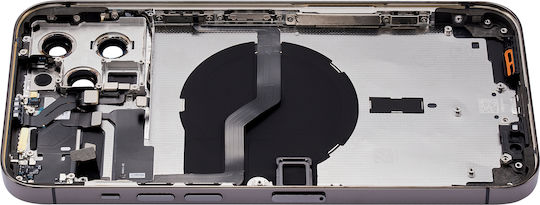 Carcasă Spate cu Piese Mici iPhone 12 Pro Max Versiunea SUA Aftermarket Plus Gri Grafit