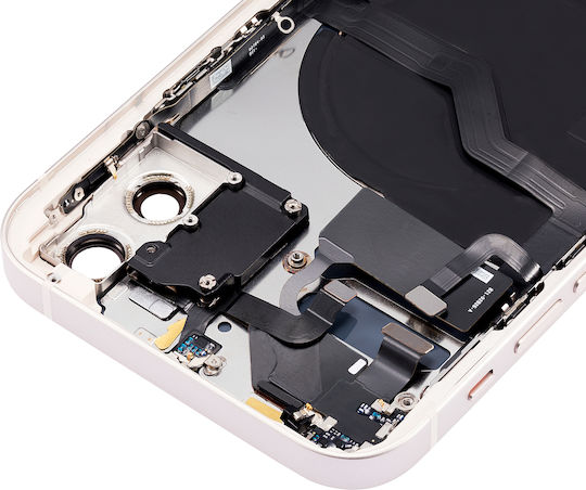 Back Housing W Small Parts Iphone 12 Us Version Aftermarket Plus White