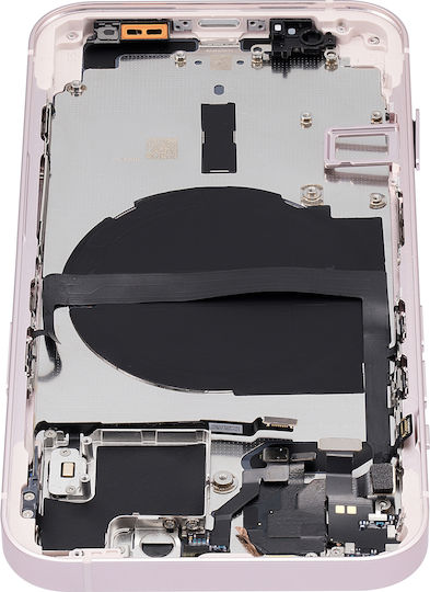 Заден корпус с малки части за iPhone 13, американска версия, съвместим, розов