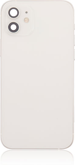 Back Housing W Small Parts Iphone 12 Us Version Aftermarket Plus White