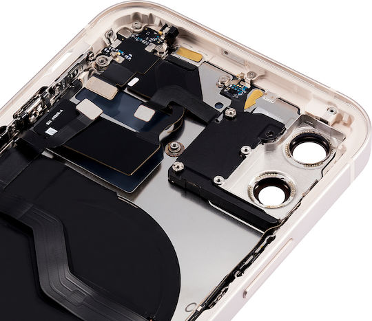 Back Housing W Small Parts Iphone 12 Us Version Aftermarket Plus White