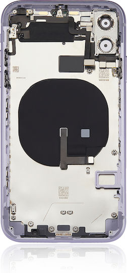 Back Housing W Small Components Pre-installed Iphone 11 No Logo Aftermarket Plus Purple