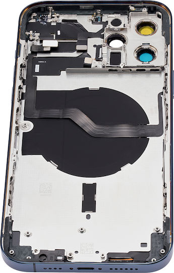 Back Housing W Small Parts Iphone 12 Pro Max Us Version Aftermarket Plus Pacific Blue