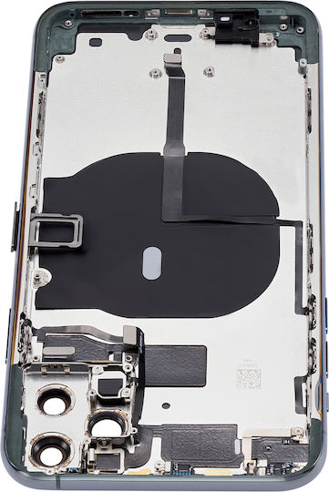 Back Housing W Small Components Pre-installed Iphone 11 Pro Max No Logo Aftermarket Plus Midnight Green