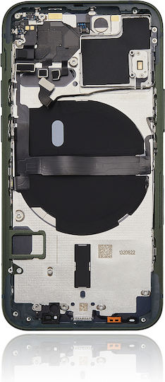 Carcasă Spate Cu Piese Mici iPhone 13 Mini Versiunea SUA Aftermarket Plus Verde Alpin