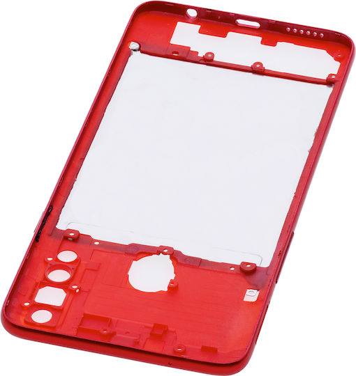 Mid-frame Housing Samsung Galaxy A20s A207 2019 Aftermarket Plus Red