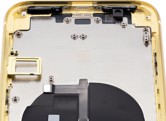 Back Housing W Small Components Pre-installed Iphone 11 No Logo Aftermarket Plus Yellow