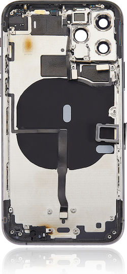 Rückgehäuse mit vorinstallierten Kleinteilen iPhone 11 Pro ohne Logo Aftermarket Plus Space Gray