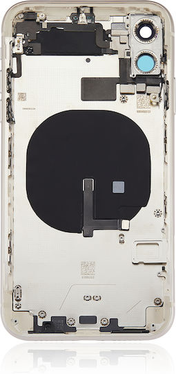 Back Housing W Small Components Pre-installed Iphone 11 No Logo Aftermarket Plus White