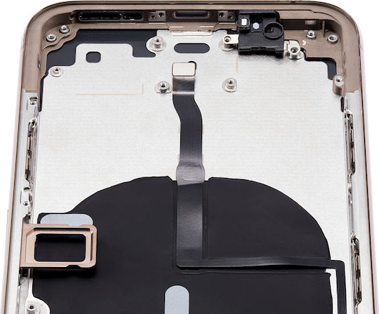 Back Housing W Small Components Pre-installed Iphone 11 Pro No Logo Aftermarket Plus Gold