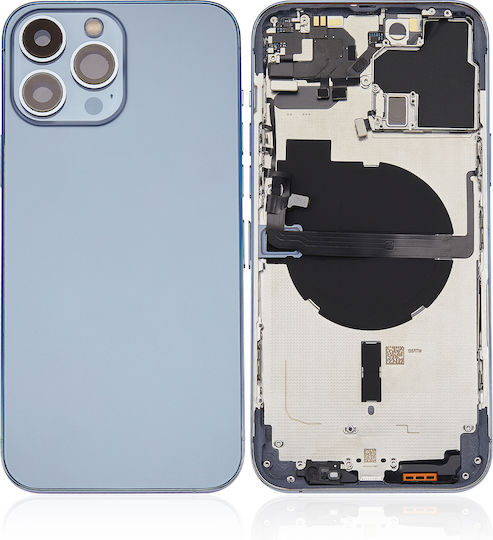 Rückgehäuse mit Kleinteilen für iPhone 13 Pro Max US-Version Aftermarket Plus Sierra Blue