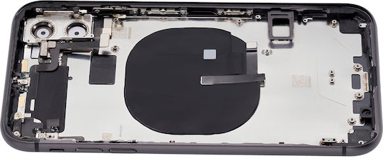 Back Housing W Small Components Pre-installed Iphone 11 No Logo Aftermarket Plus Black