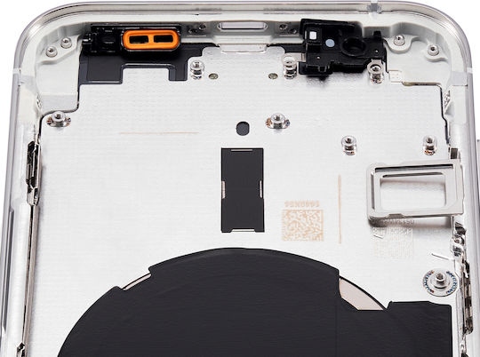 Rückseitiges Gehäuse mit Kleinteilen iPhone 12 Pro US-Version Aftermarket Plus Silber