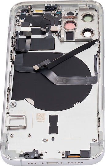 Rückseitiges Gehäuse mit Kleinteilen iPhone 12 Pro US-Version Aftermarket Plus Silber