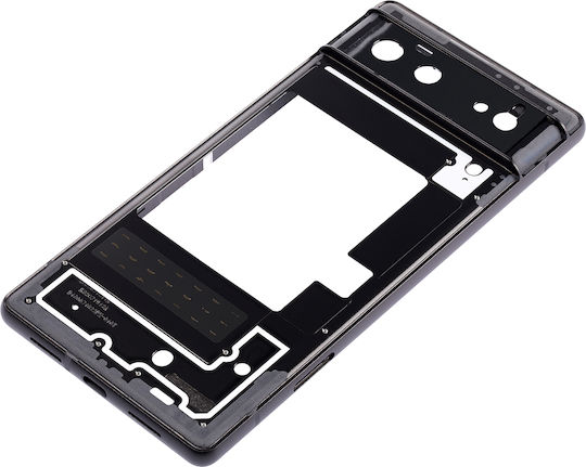 Корпус на средната рамка за Google Pixel 6 Stormy Black