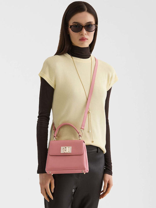 Furla 1927 Дамска кожена чанта за ръка / за рамо / през рамо в бордо Furla 1927 Дамска кожена чанта за ръка / за рамо / през рамо в бордо