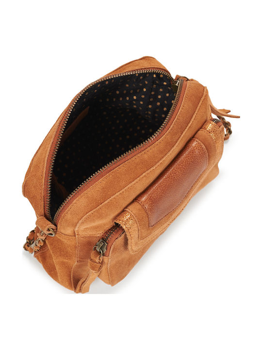 Women's Suede Shoulder Bag Beige