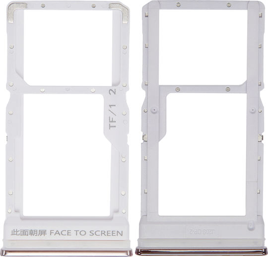 Dual-SIM-Kartenhalter Xiaomi Redmi Poco X3 X3 Pro Metall Bronze