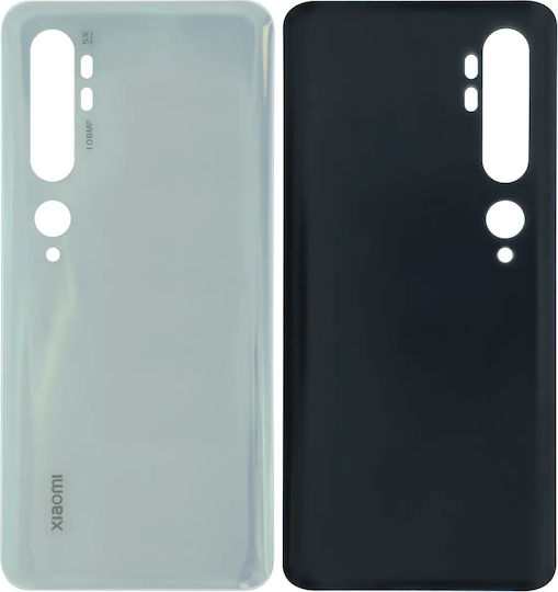 Backcover aus Glas Xiaomi Mi Note 10 Pro Original OEM Gletscherweiß