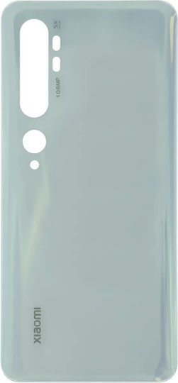 Backcover aus Glas Xiaomi Mi Note 10 Pro Original OEM Gletscherweiß