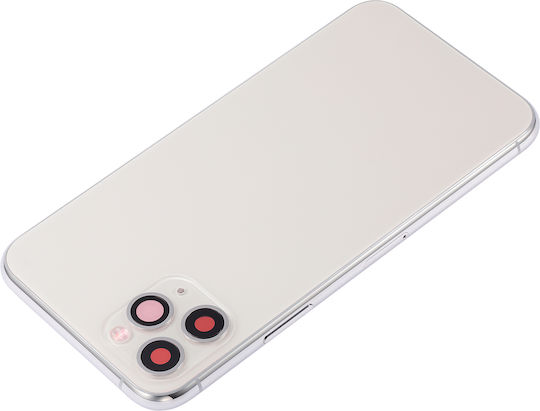 Backcover mit vorinstallierten Kleinteilen iPhone 11 Pro ohne Logo Aftermarket Plus Silber