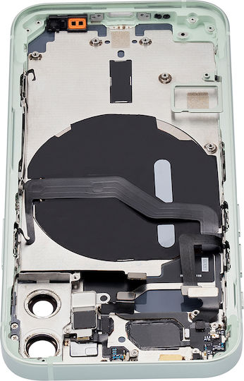 Capac Spate cu Componente Mici pentru iPhone 12 Mini, Versiunea SUA, Aftermarket Plus, Verde