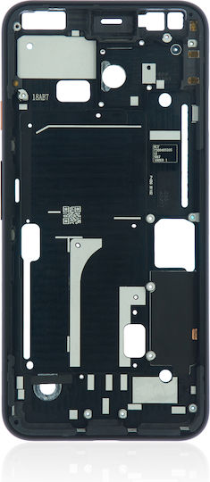 Mittelrahmengehäuse Google Pixel 4 Rosa Ein-/Ausschalter