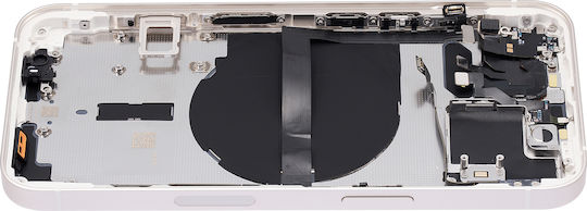 Carcasă Spate Cu Piese Mici iPhone 13 Versiunea SUA Aftermarket Plus Starlight