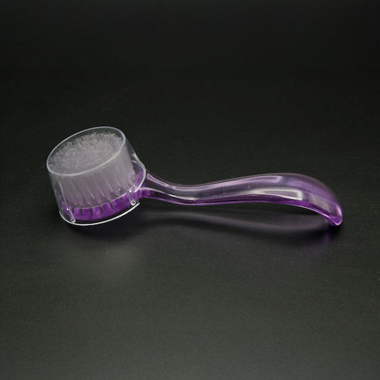 Global Fashion Rundstaubpinsel mit violettem Griff