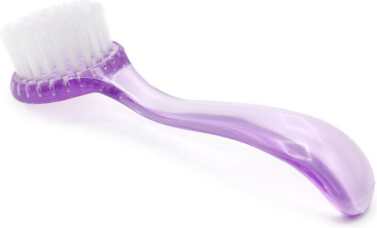 Global Fashion Rundstaubpinsel mit violettem Griff