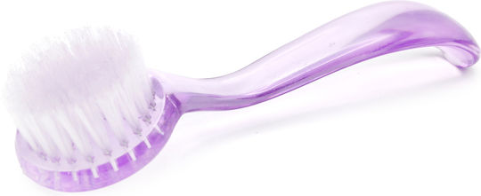Global Fashion Rundstaubpinsel mit violettem Griff
