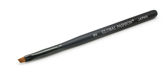 Global Fashion Ъглова четка за гел № 4 Япония