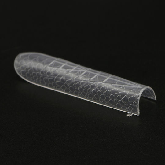 Global Fashion Plastic Nail Forms 120 Pieces Medium Square Snake Print